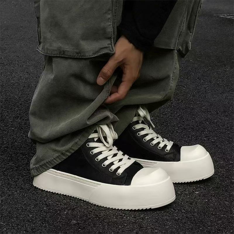 Big head derby men's casual shoes height increase