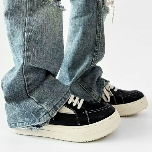 Trendy inverted triangle casual German training minimalist derby shoes
